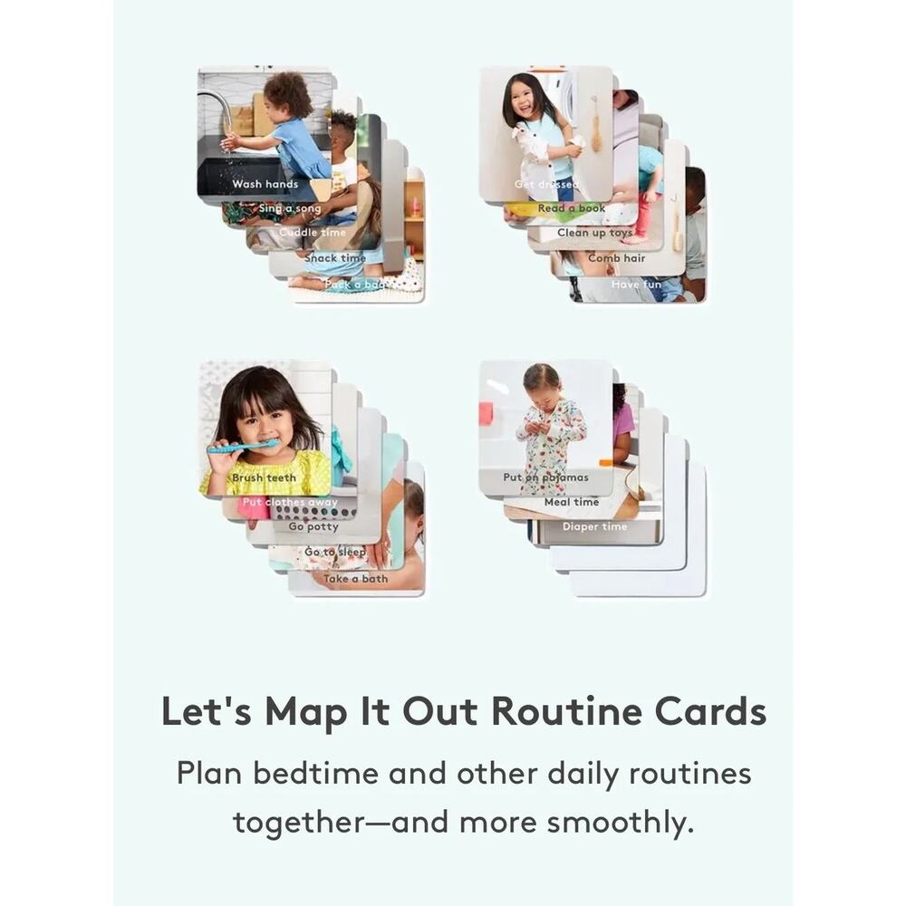 Lovevery Let's Map It Out Daily Routine Flashcards Toddler Tasks Montessori Toy - Picture 4 of 4